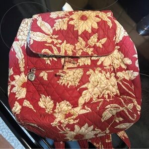 Liz & Co | Quilted Floral Backpack | Lightweight Travel Bag